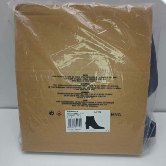 Mango - Ladies, Pointed Heel Ankle Boot - Black. Size: 10 (US), 42 (EU). NWT - Picture 15 of 16